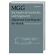 MGG Die Musik in Geschichte und Gegenwart - Supplement